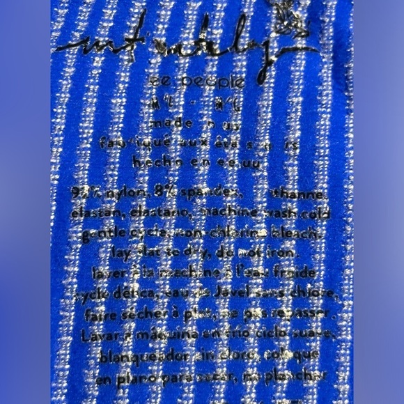 NWOT Free People Intimates Solid Rib Brami Light Blue M/L - Picture 9 of 11